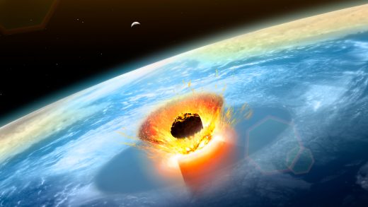Scientists Find Evidence of Mile-high Tsunami Generated By Dino-killing Asteroid